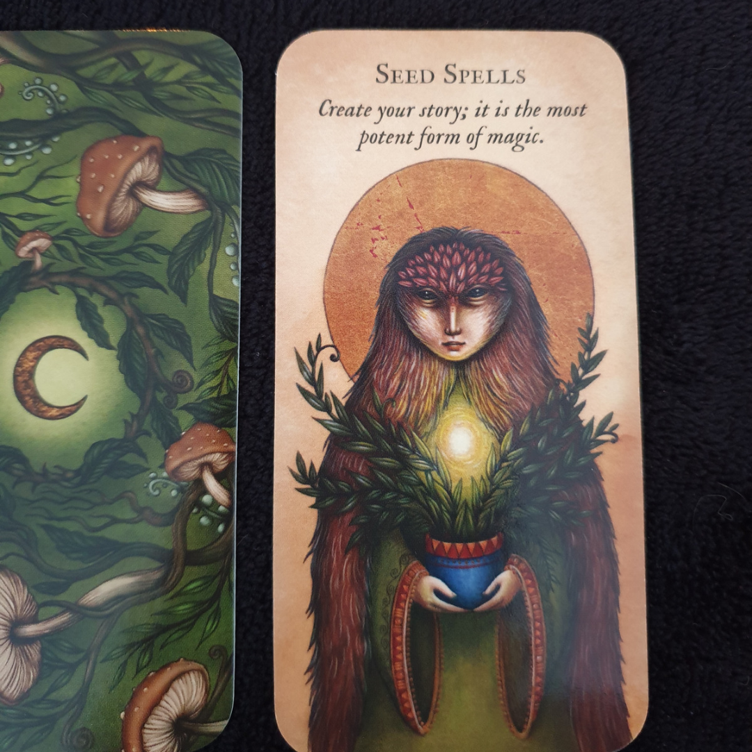 Forest Fae Messages Inspiration Cards. Oracle Deck. Boundless and Free.