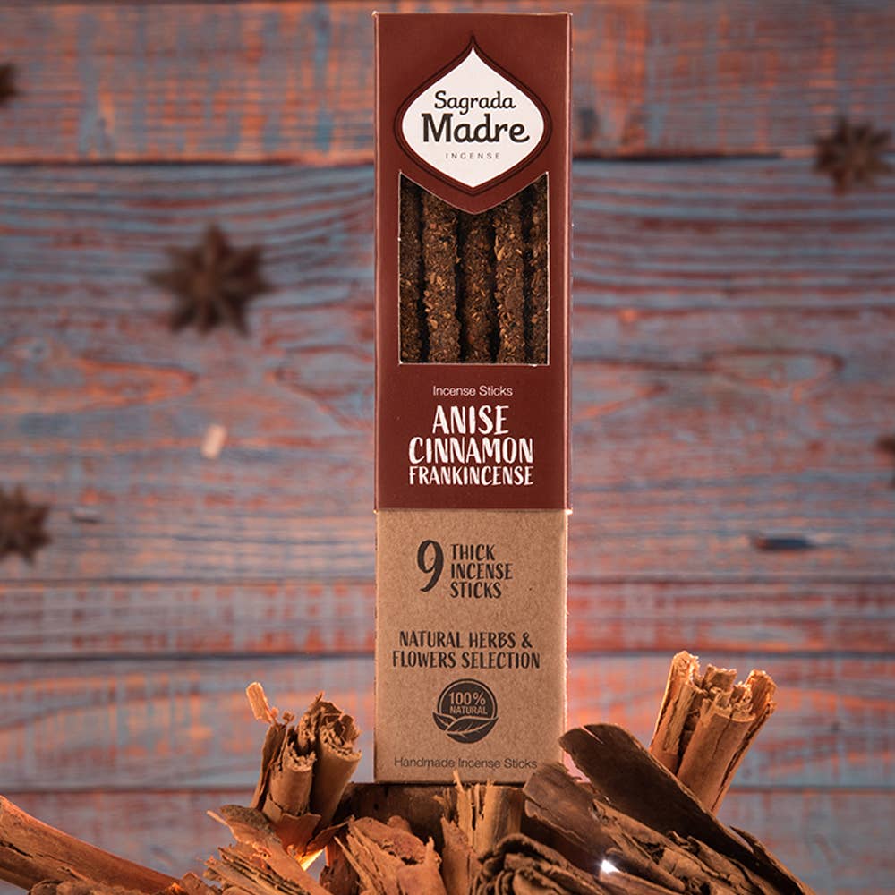 Cinnamon, Anise & Frankincense Natural Incense Sticks