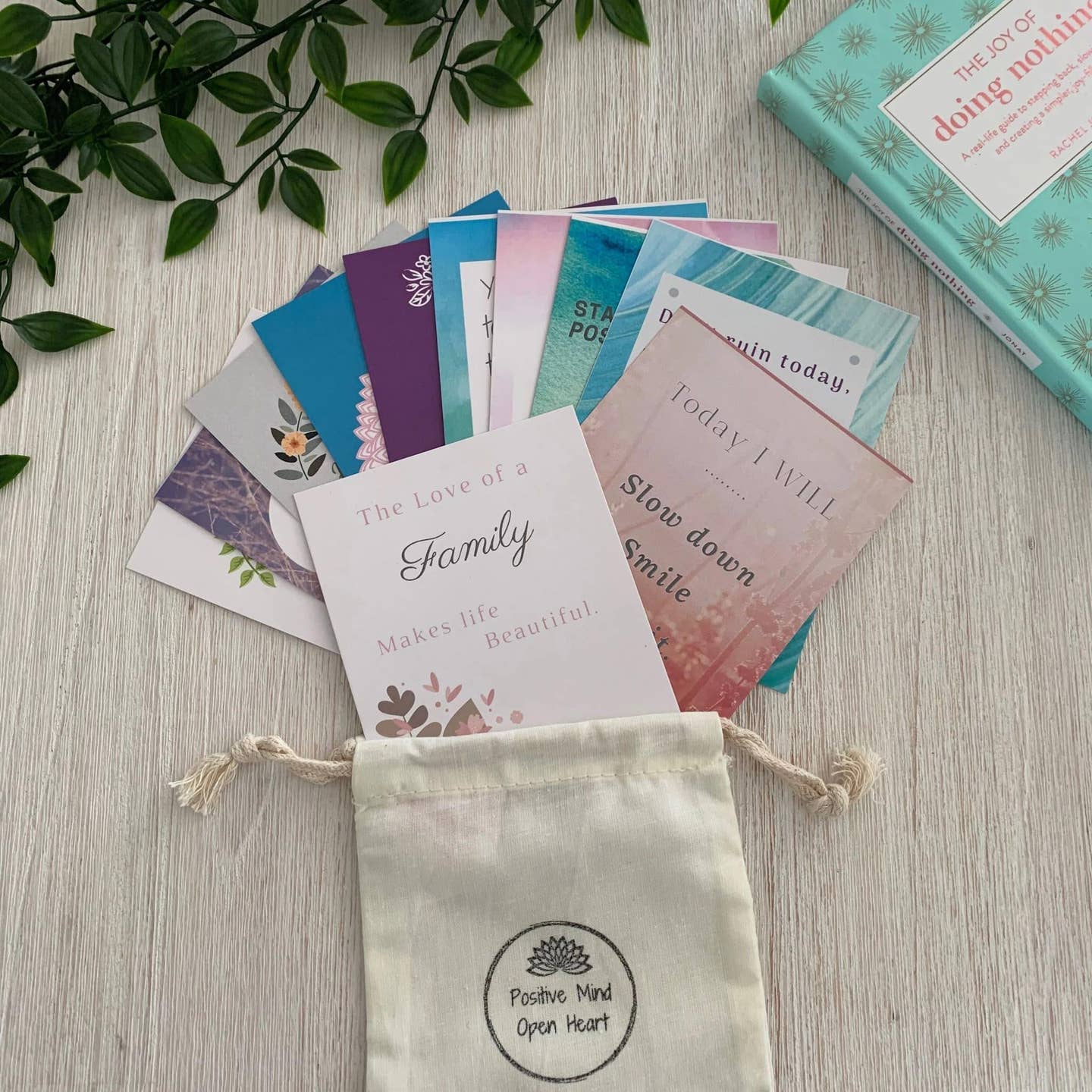 'New Mum' Positive Affirmation Cards with Timber Stand