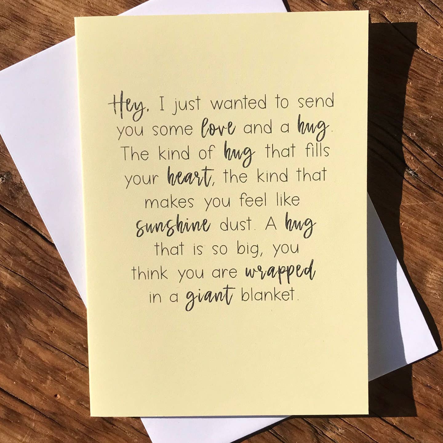 Sending a Warm Hug | Greeting Card