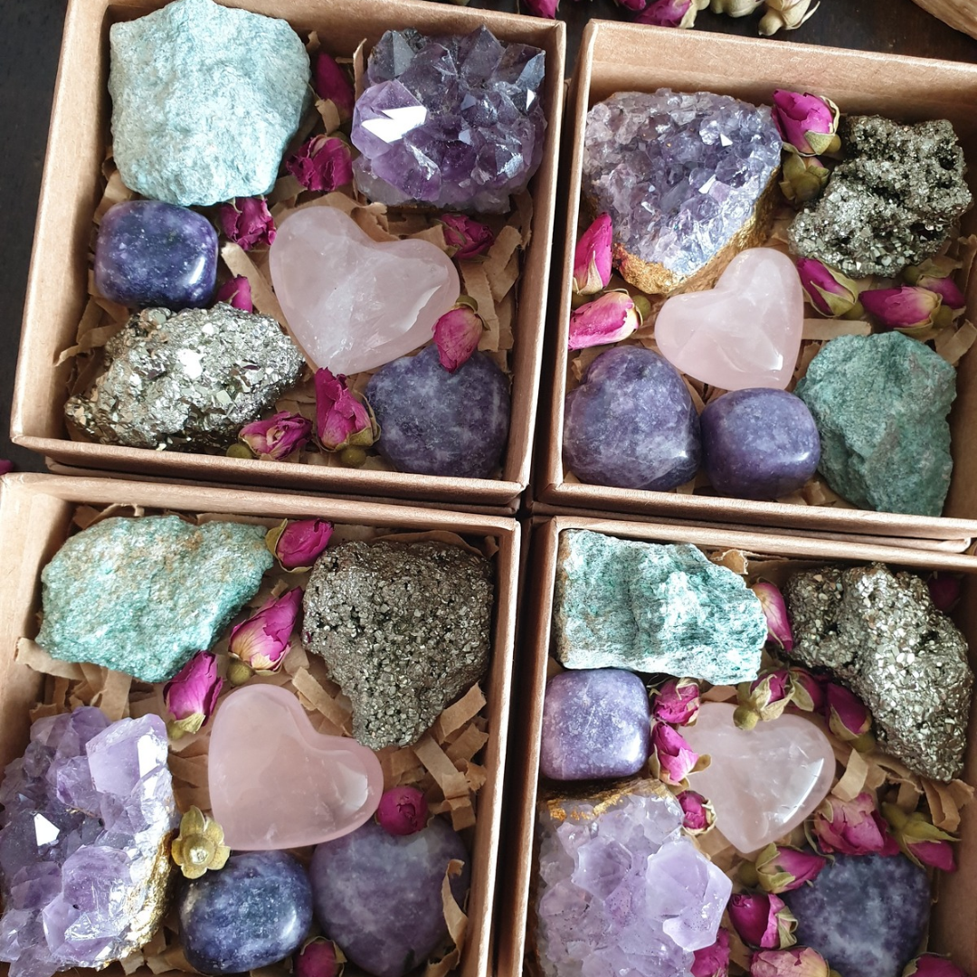 Mini Crystal Gift Box ♡ For Serenity, Inner Strength & Self-Love