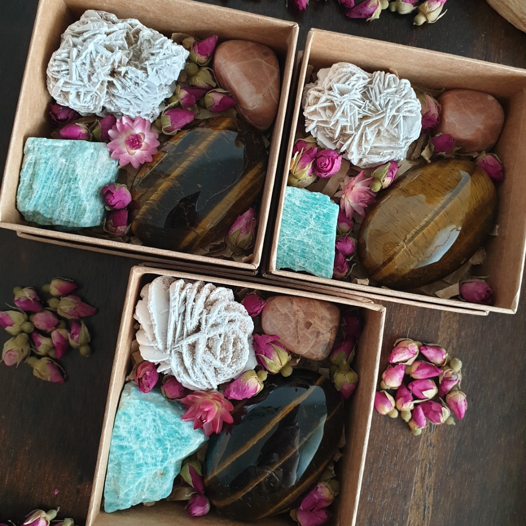 Mini Crystal Gift Box ♡ For Peace, Clarity & Courage