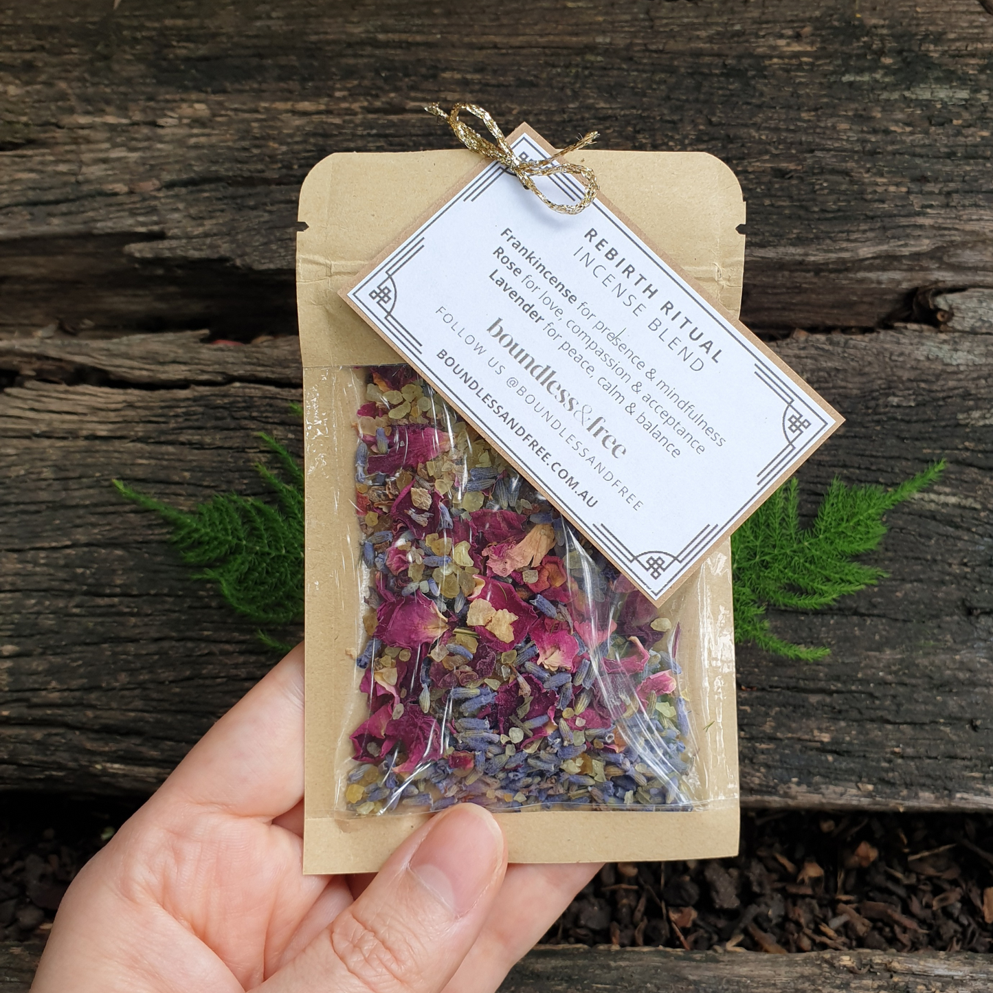 'Rebirth' Loose Incense Blend | For Peace, Presence & Acceptance