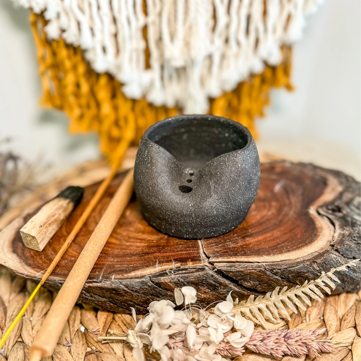 Ceramic Palo Santo & Incense Burner Holder. Spiritual Gift Shop, Australia. Boundless and Free.