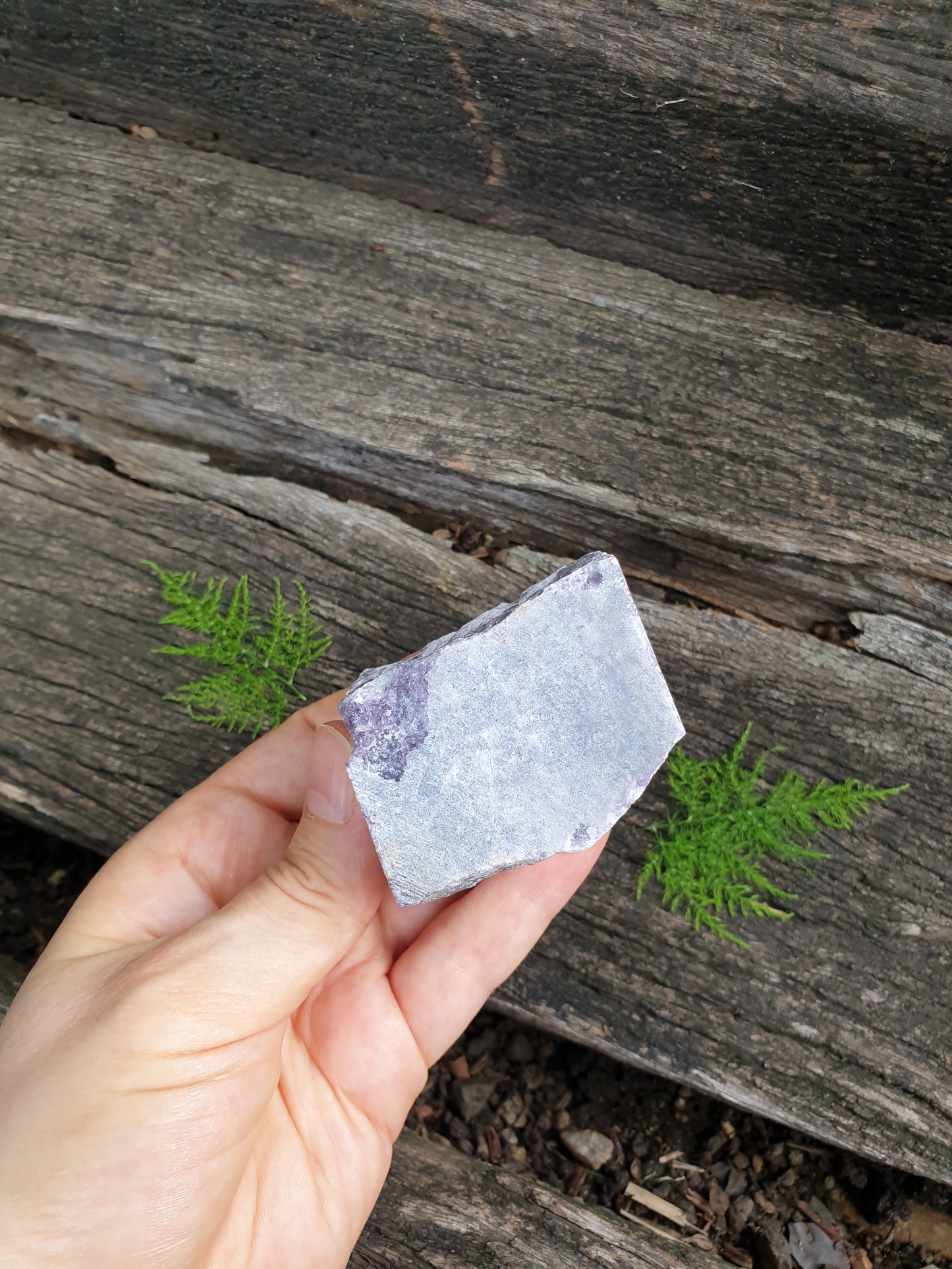 Rough Lepidolite Gemstone to Soothe Anxiety & Stress | 175g