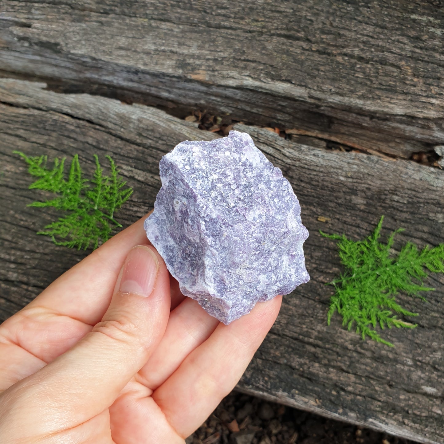 Rough Lepidolite Gemstone to Soothe Anxiety & Stress | 175g