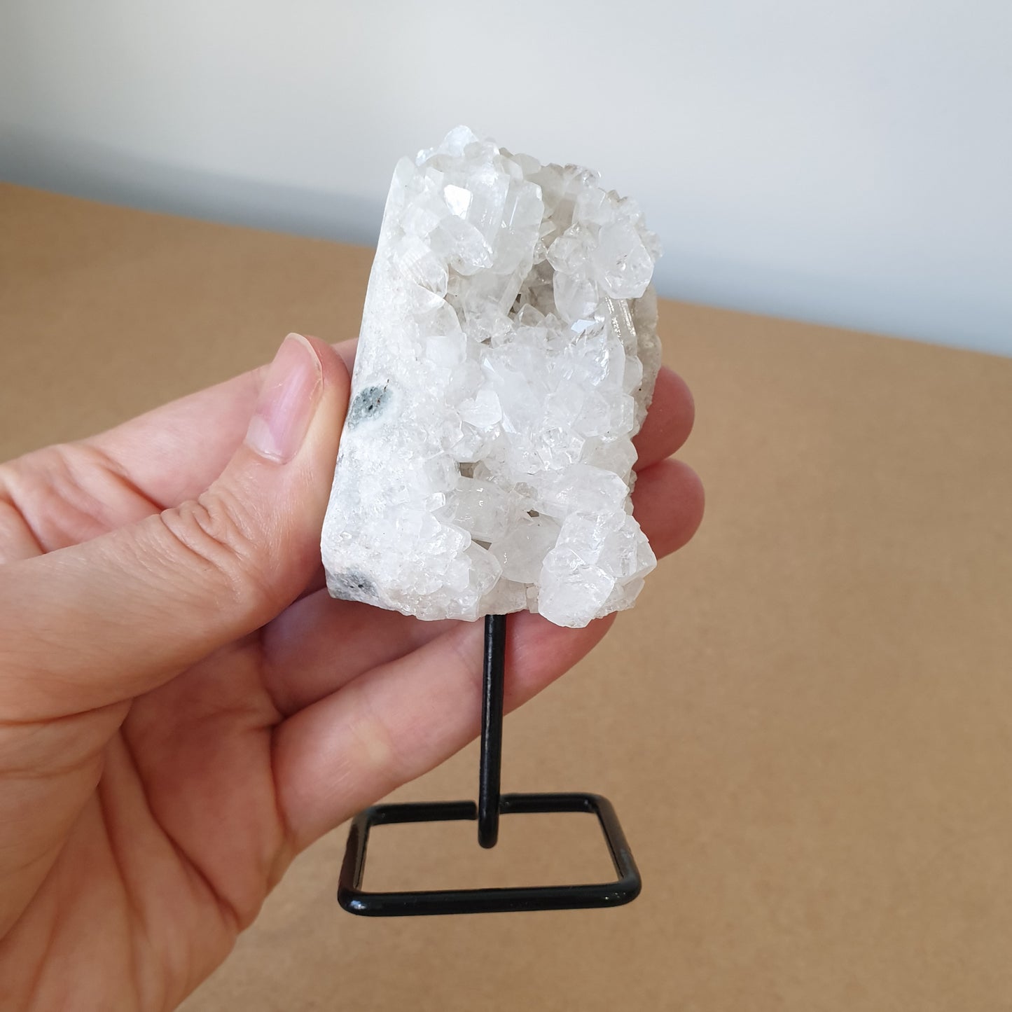 Apophyllite Cluster on Stand | Small