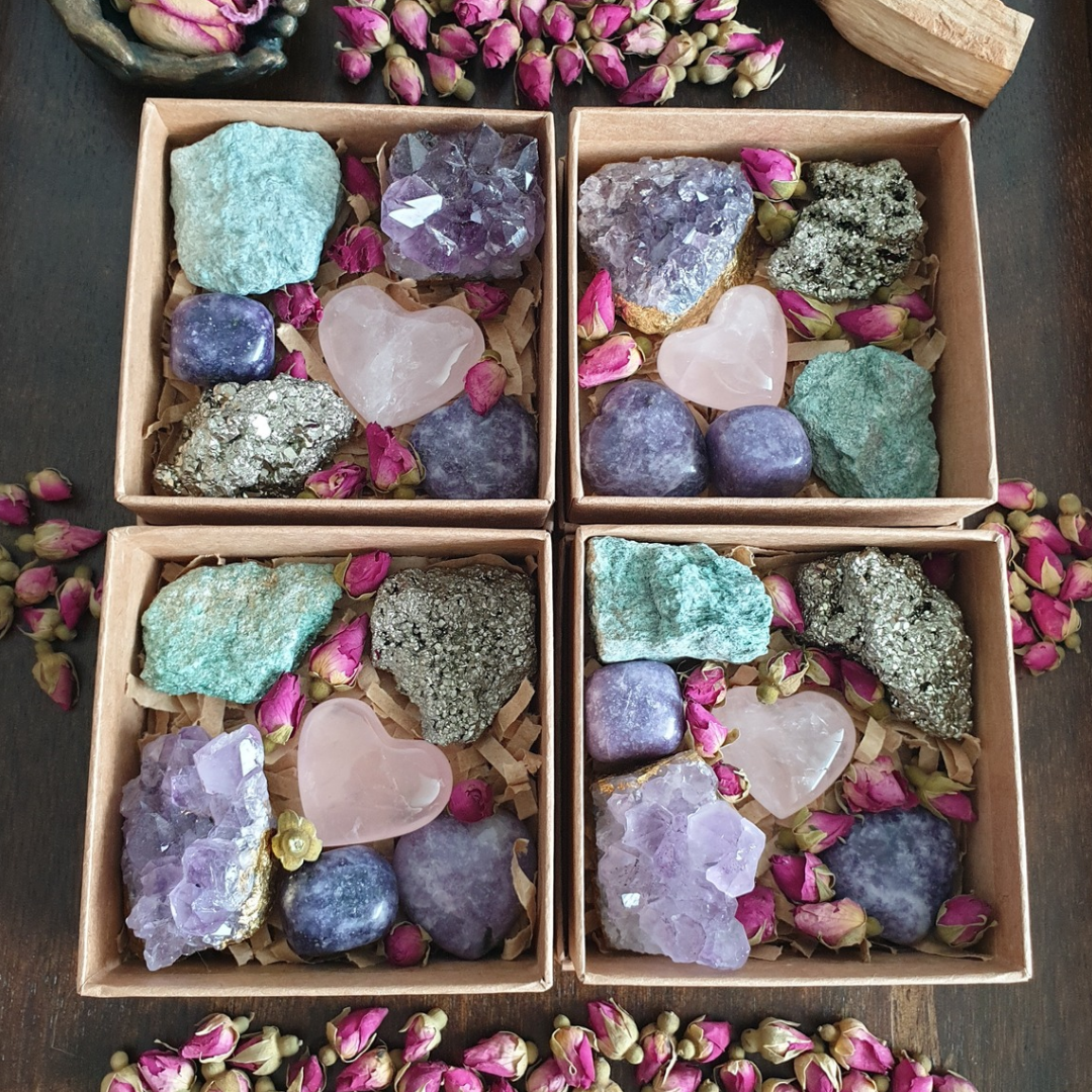 Mini Crystal Gift Box ♡ For Serenity, Inner Strength & Self-Love