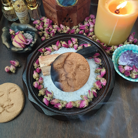 'Sacred Resins' Incense Disc | Frankincense, Dragon's Blood, Rose, Myrrh, Palo Santo & Sandalwood